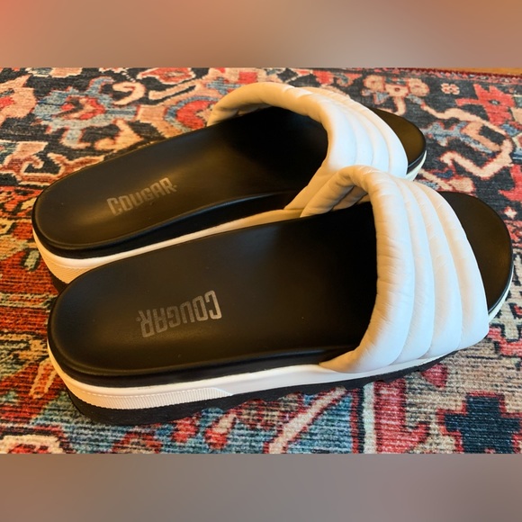 Cougar Prato Leather Slides Size 8 - Picture 9 of 12